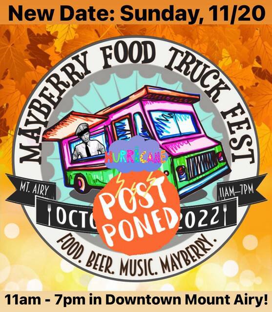 Food Truck Fest Postponed Logo