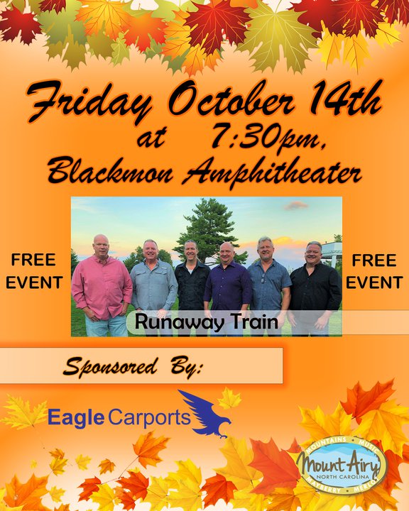 Runaway Train Concert Flyer