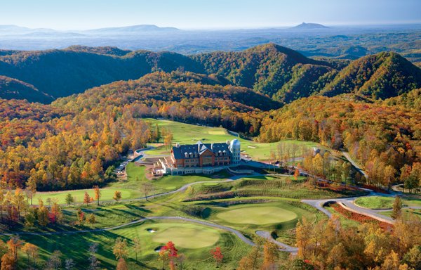 Primland Aerial Fall View