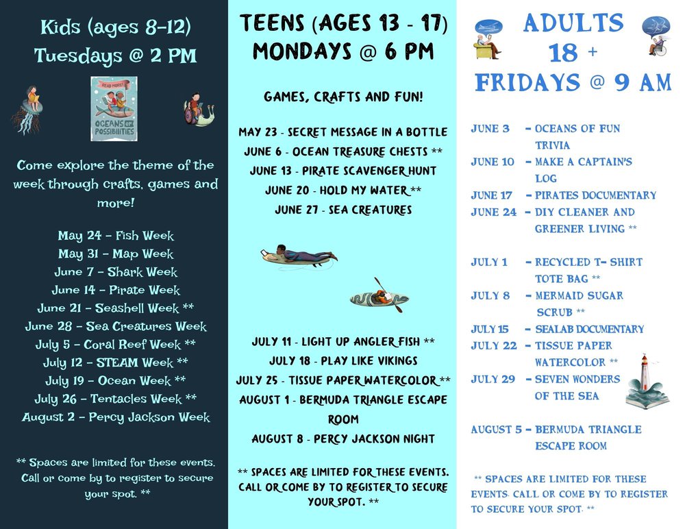 oceans program brochure